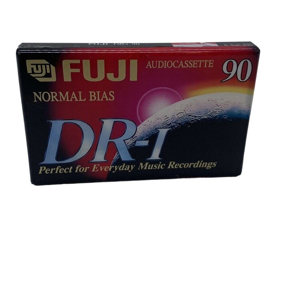 Fuji DR-I Normal Bias 90 Min Blank Audio Cassette Tape - Type I NEW SEALED!